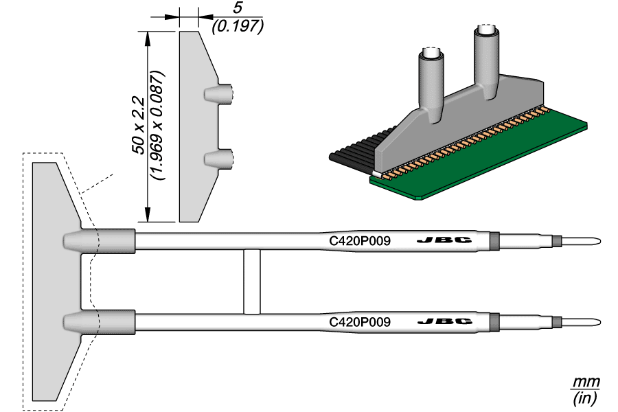 C420P009 - Blade Cartridge 50 mm